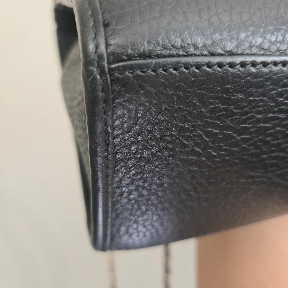 Dior Black Satchel with Gold Accents - Picture 4 of 7